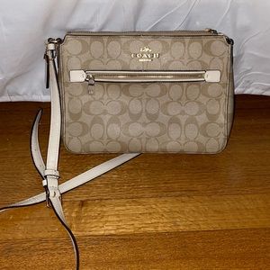 Used white coach crossbody